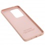 Чохол для Samsung Galaxy S20 Ultra (G988) Silicone Full рожевий / pink sand