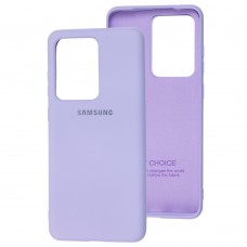 Чехол для Samsung Galaxy S20 Ultra (G988) Silicone Full фиалковый
