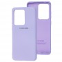 Чохол для Samsung Galaxy S20 Ultra (G988) Silicone Full фіалковий