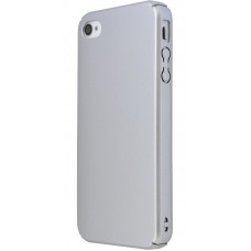 Накладка для iPhone 6 PC Soft Touch срібна