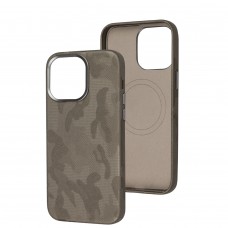 Чохол для iPhone 14 Pro Max WAVE Khaki Magnetic gray