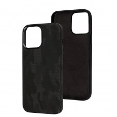 Чохол для iPhone 14 Pro WAVE Khaki Magnetic black