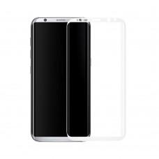 Захисне скло 4D для Samsung S8 Screen Proector білий