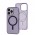 Чохол для iPhone 13 Pro Clear color MagSafe purple