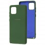 Чохол для Samsung Galaxy Note 10 Lite (N770) Silicone Full зелений / dark green