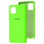 Чохол для Samsung Galaxy Note 10 Lite (N770) Silicone Full салатовий / neon green