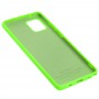 Чохол для Samsung Galaxy Note 10 Lite (N770) Silicone Full салатовий / neon green