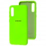 Чохол для Samsung Galaxy A50 / A50s / A30s Silicone Full салатовий / neon green