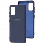 Чохол для Samsung Galaxy A41 (A415) Silicone Full темно-синій / midn blue