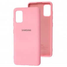Чехол для Samsung Galaxy A41 (A415) Silicone Full розовый / pink