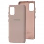 Чохол для Samsung Galaxy A41 (A415) Silicone Full рожевий / pink sand